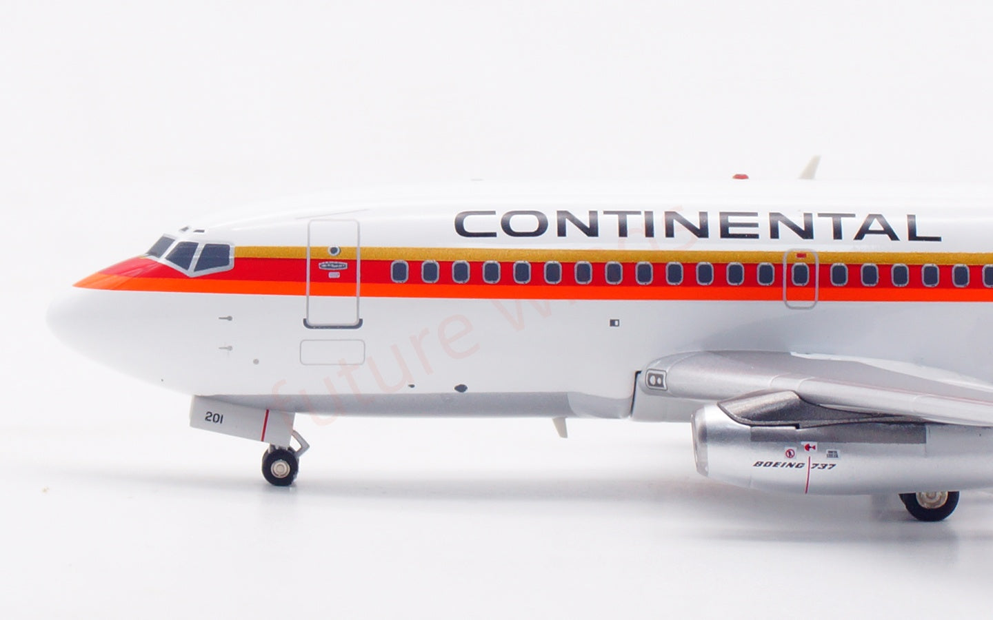 1:200 InFlight200 Continental Airlines B737-100 N16201 Diecast Aircraft Model
