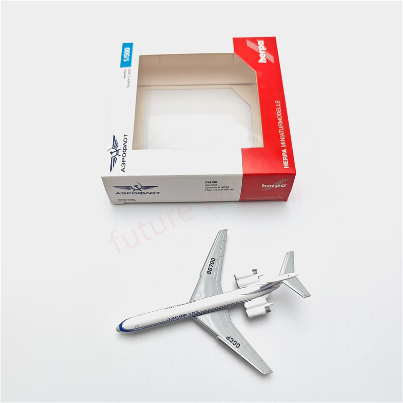 1:500 Herpa Wings IL-62 RADA/Aeroflot/Cubana/LOT/Tarom Ilyushin IL-62 Diecast Aircraft Model