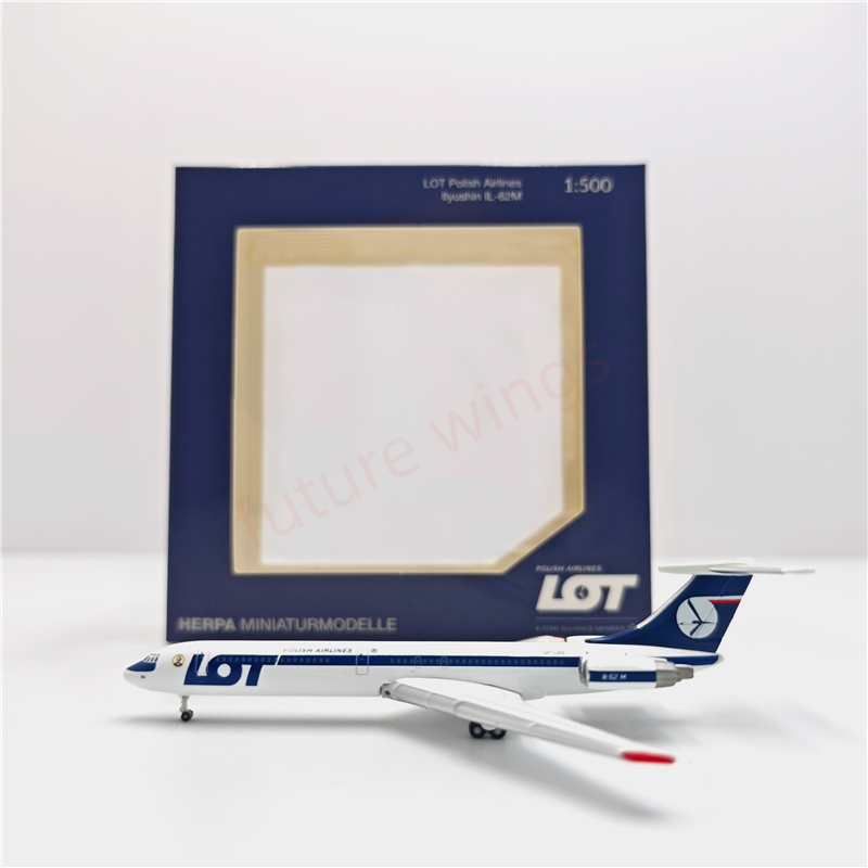 1:500 Herpa Wings IL-62 RADA/Aeroflot/Cubana/LOT/Tarom Ilyushin IL-62 Diecast Aircraft Model