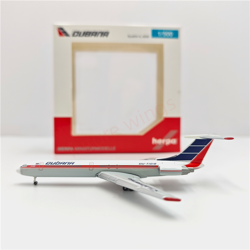 1:500 Herpa Wings IL-62 RADA/Aeroflot/Cubana/LOT/Tarom Ilyushin IL-62 Diecast Aircraft Model