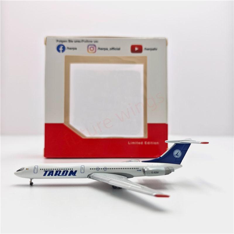 1:500 Herpa Wings IL-62 RADA/Aeroflot/Cubana/LOT/Tarom Ilyushin IL-62 Diecast Aircraft Model