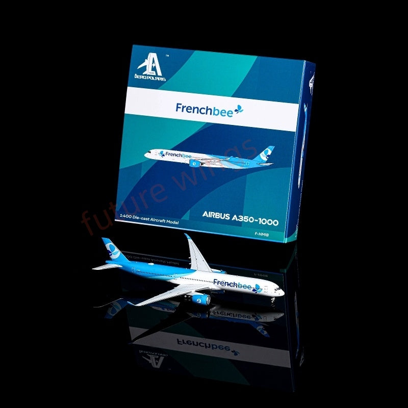 1:400 AeroPolaris French bee A350-1000 F-HMIB Aircraft Model+Free Tractor