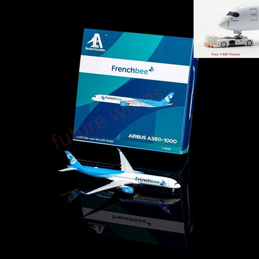 1:400 AeroPolaris French bee A350-1000 F-HMIB Aircraft Model+Free Tractor