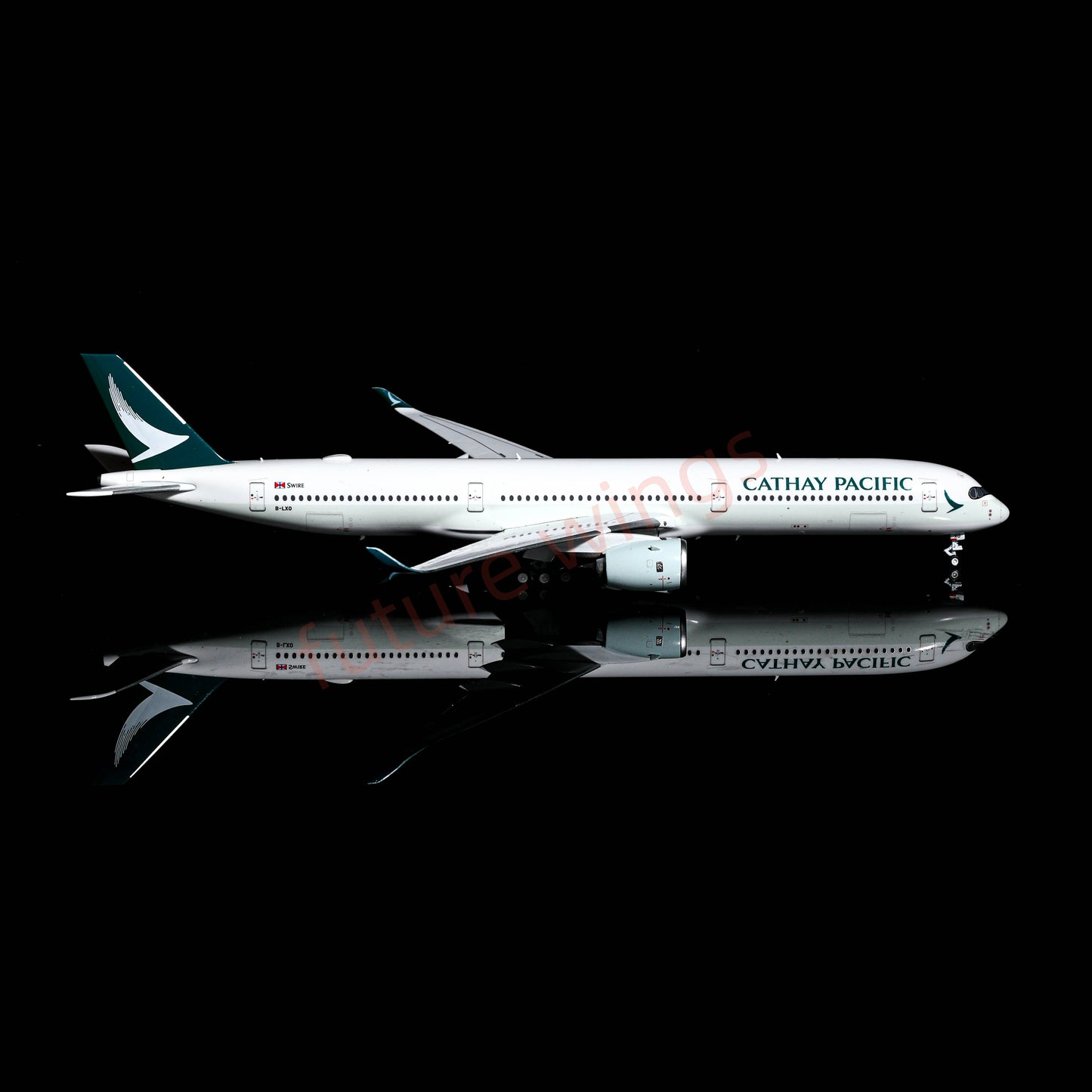 1:400 AeroPolaris Cathay Pacific A350-1000 B-LXO Aircraft Model+Free Tractor