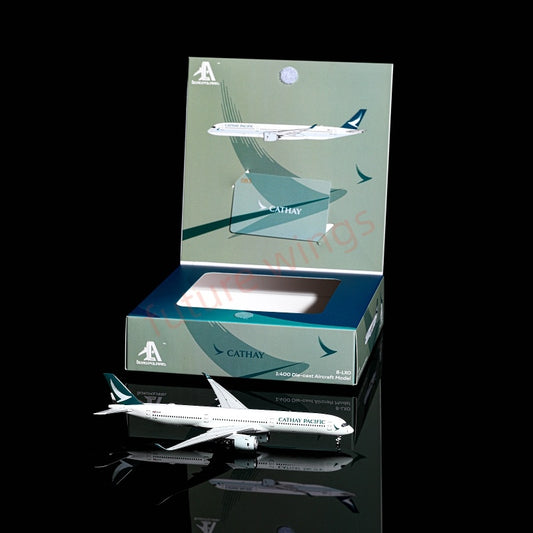1:400 AeroPolaris Cathay Pacific A350-1000 B-LXO Aircraft Model+Free Tractor