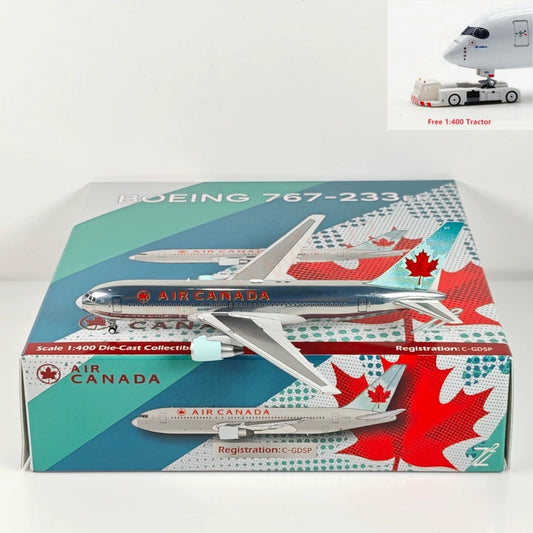 1:400 Z² Model Air Canada B767-200 C-GDSP Aircraft Model+Free Tractor
