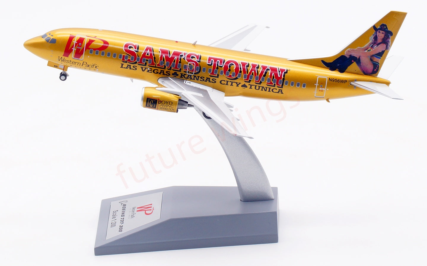 1:200 B-Models(InFlight200) Western Pacific B737-300 N956WP Diecast Aircraft Model