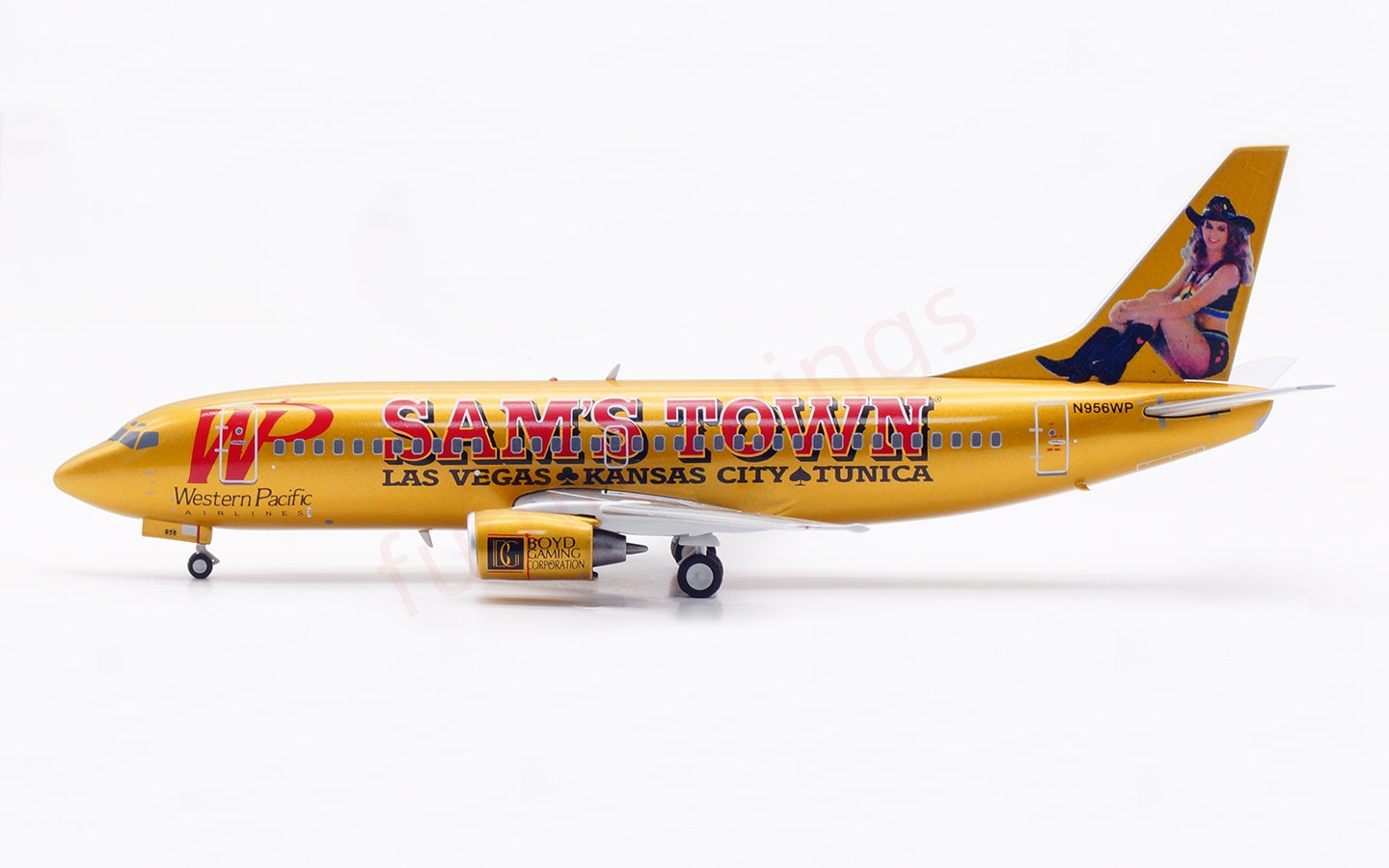 1:200 B-Models(InFlight200) Western Pacific B737-300 N956WP Diecast Aircraft Model
