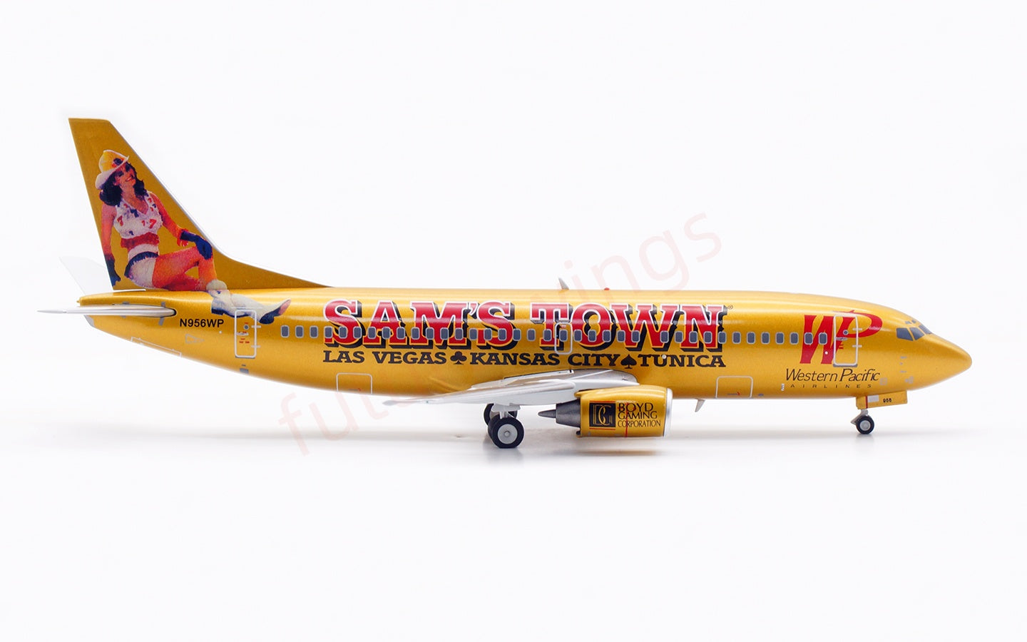 1:200 B-Models(InFlight200) Western Pacific B737-300 N956WP Diecast Aircraft Model