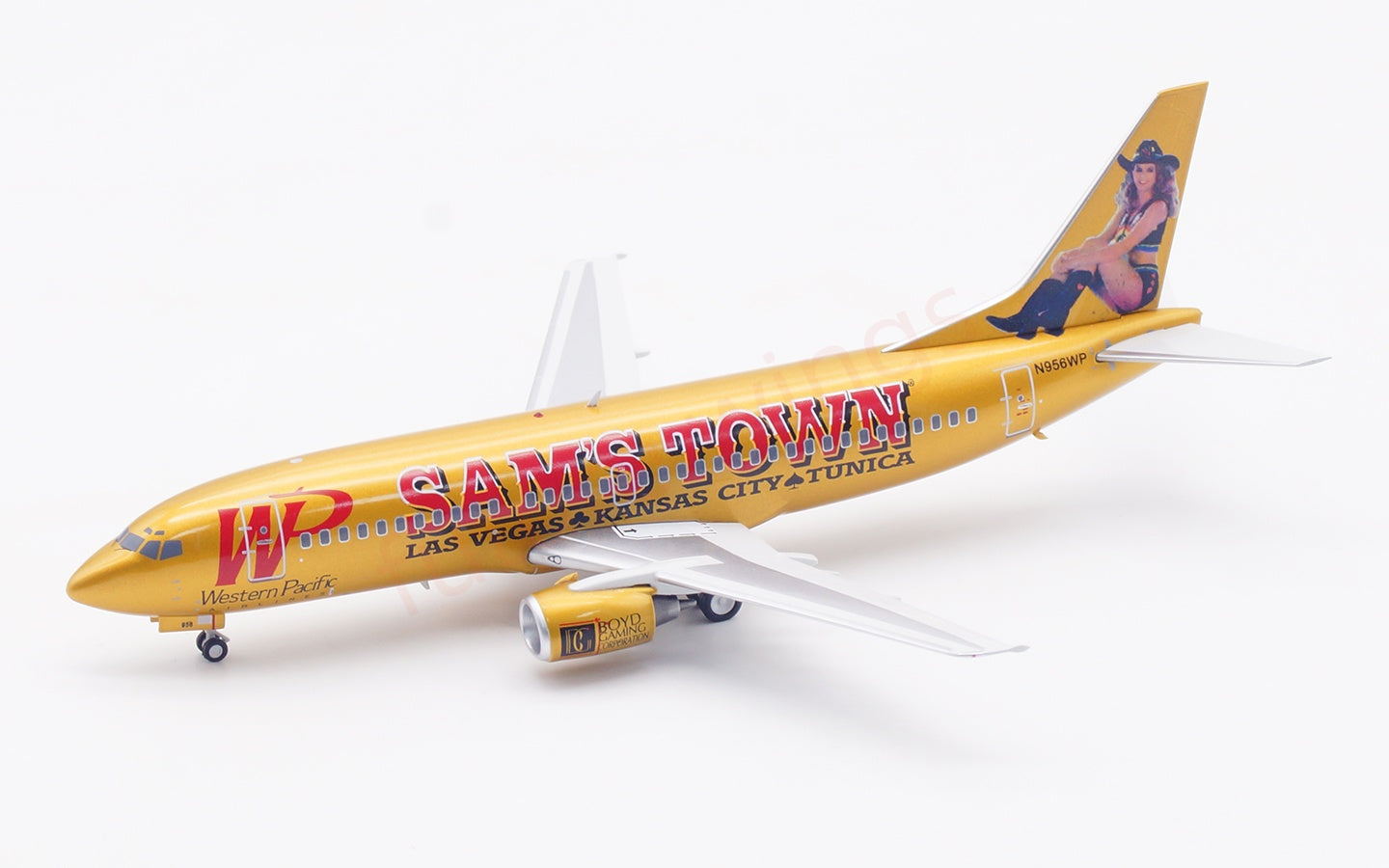 1:200 B-Models(InFlight200) Western Pacific B737-300 N956WP Diecast Aircraft Model