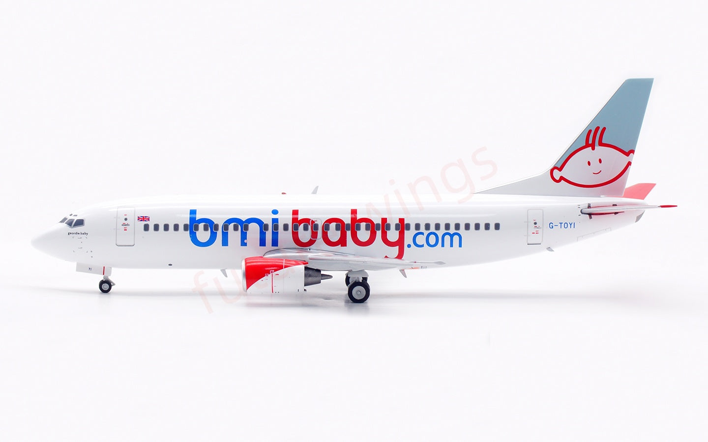 1:200 InFlight200 Bmi Baby B737-300 G-TOYI Diecast Aircraft Model