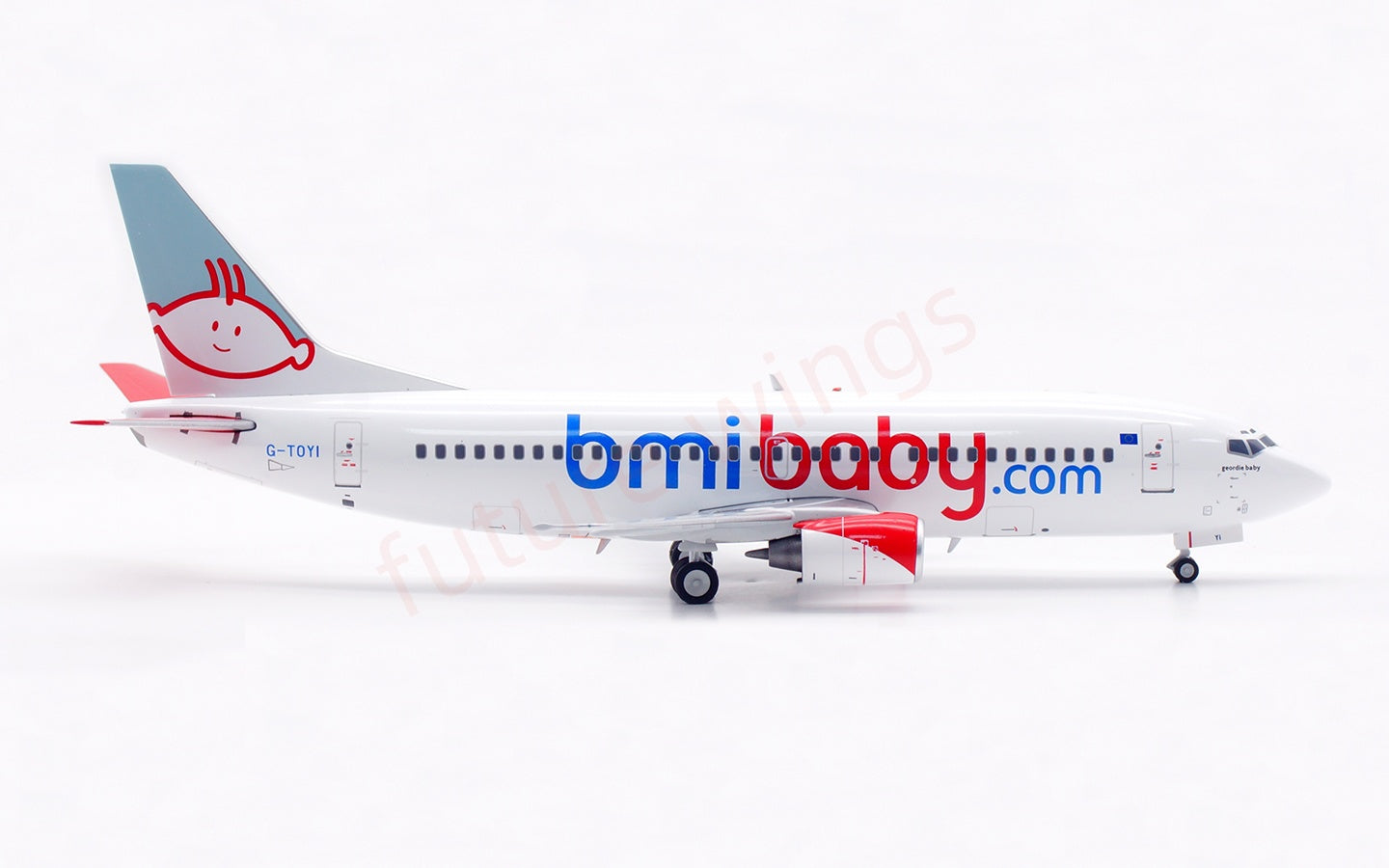 1:200 InFlight200 Bmi Baby B737-300 G-TOYI Diecast Aircraft Model
