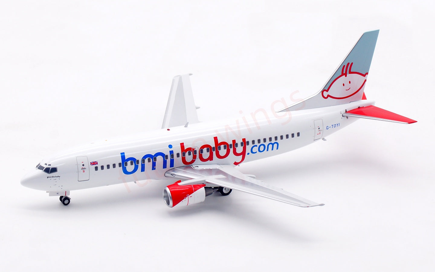 1:200 InFlight200 Bmi Baby B737-300 G-TOYI Diecast Aircraft Model