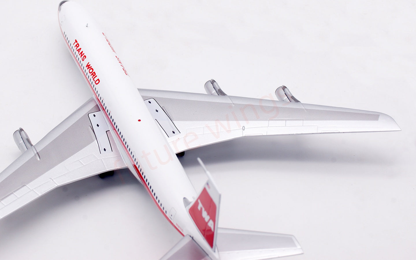 1:200 InFlight200 TWA B707-300 N18710 Diecast Aircraft Model