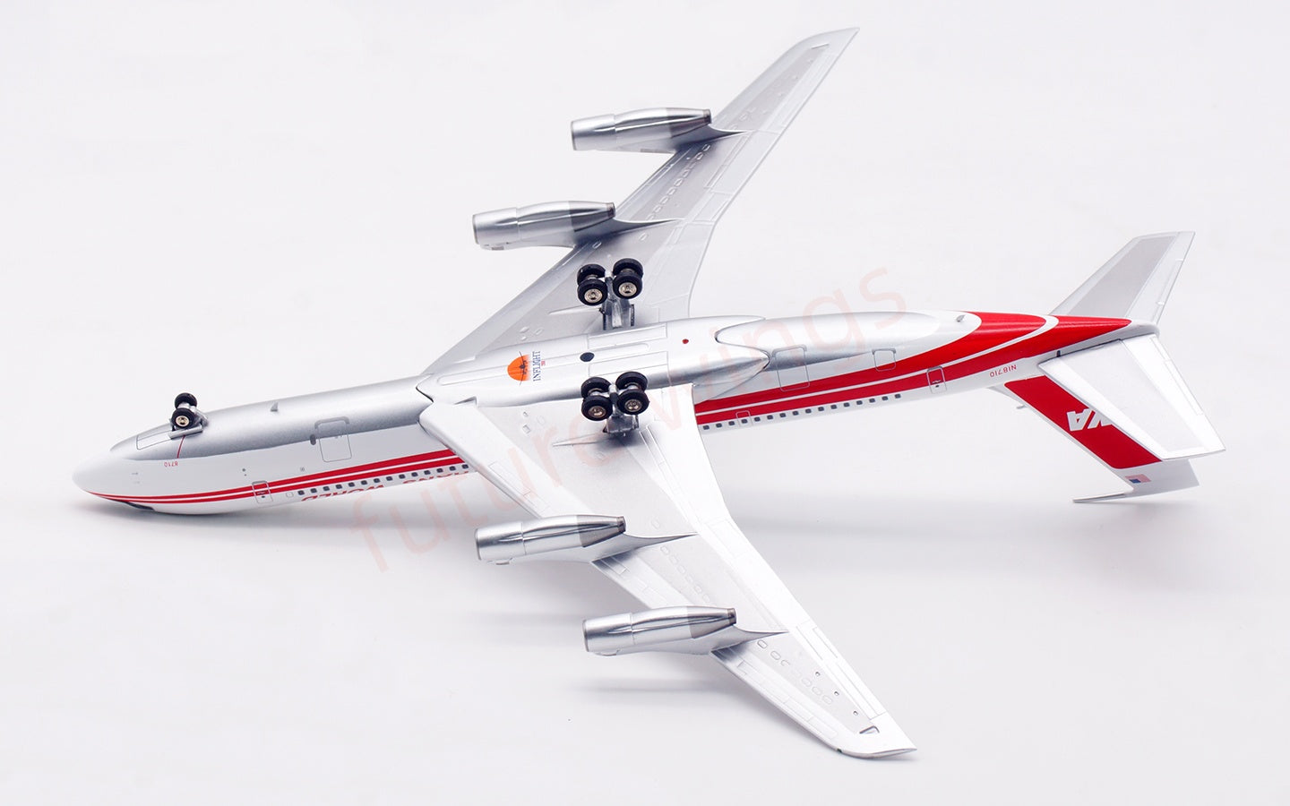 1:200 InFlight200 TWA B707-300 N18710 Diecast Aircraft Model