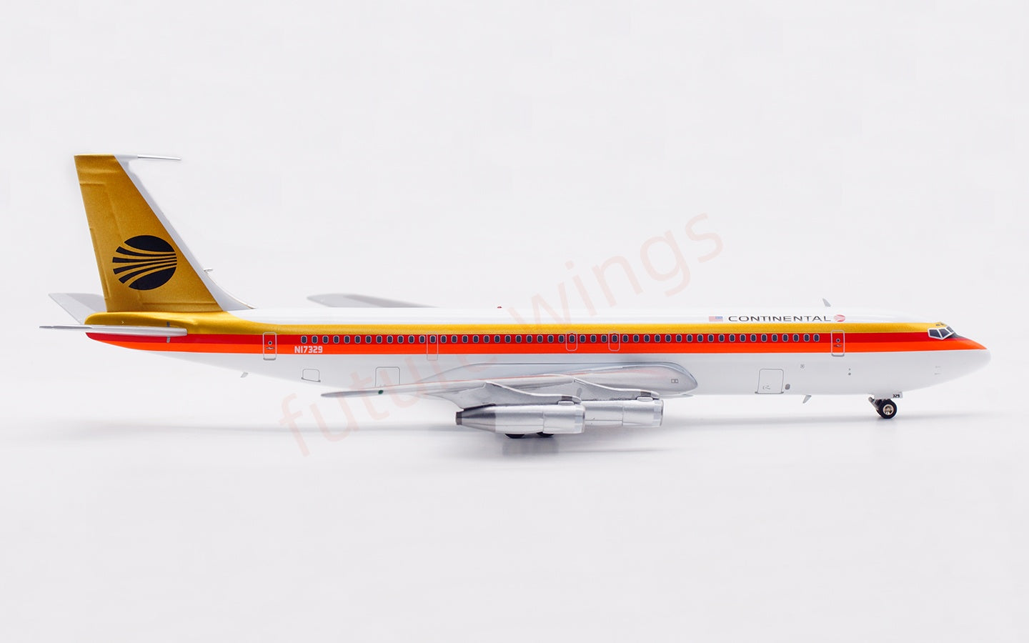 1:200 InFlight200 Continental Airlines B707-300 N17329 Diecast Aircraft Model