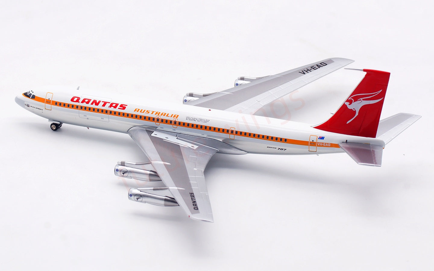 1:200 InFlight200 Qantas Airways B707-300 VH-EAG Diecast Aircraft Model