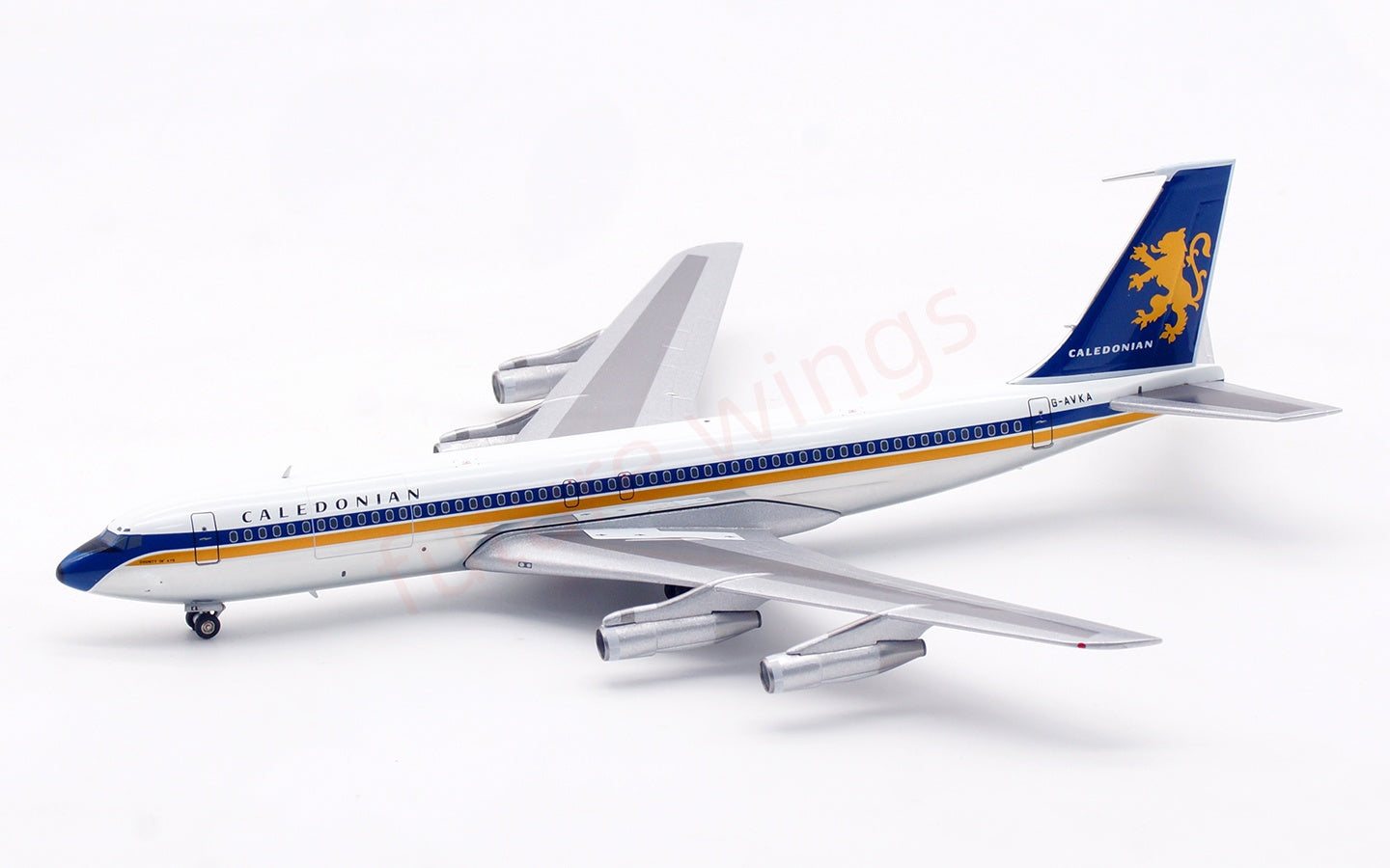 1:200 InFlight200 Caledonian Airways B707-300 G-AVKA Diecast Aircraft Model