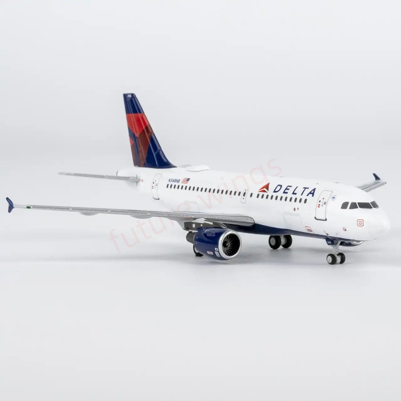 1:400 NG Models NG49039 Delta Airlines Airbus A319 N348NB Aircraft Model+Free Tractor
