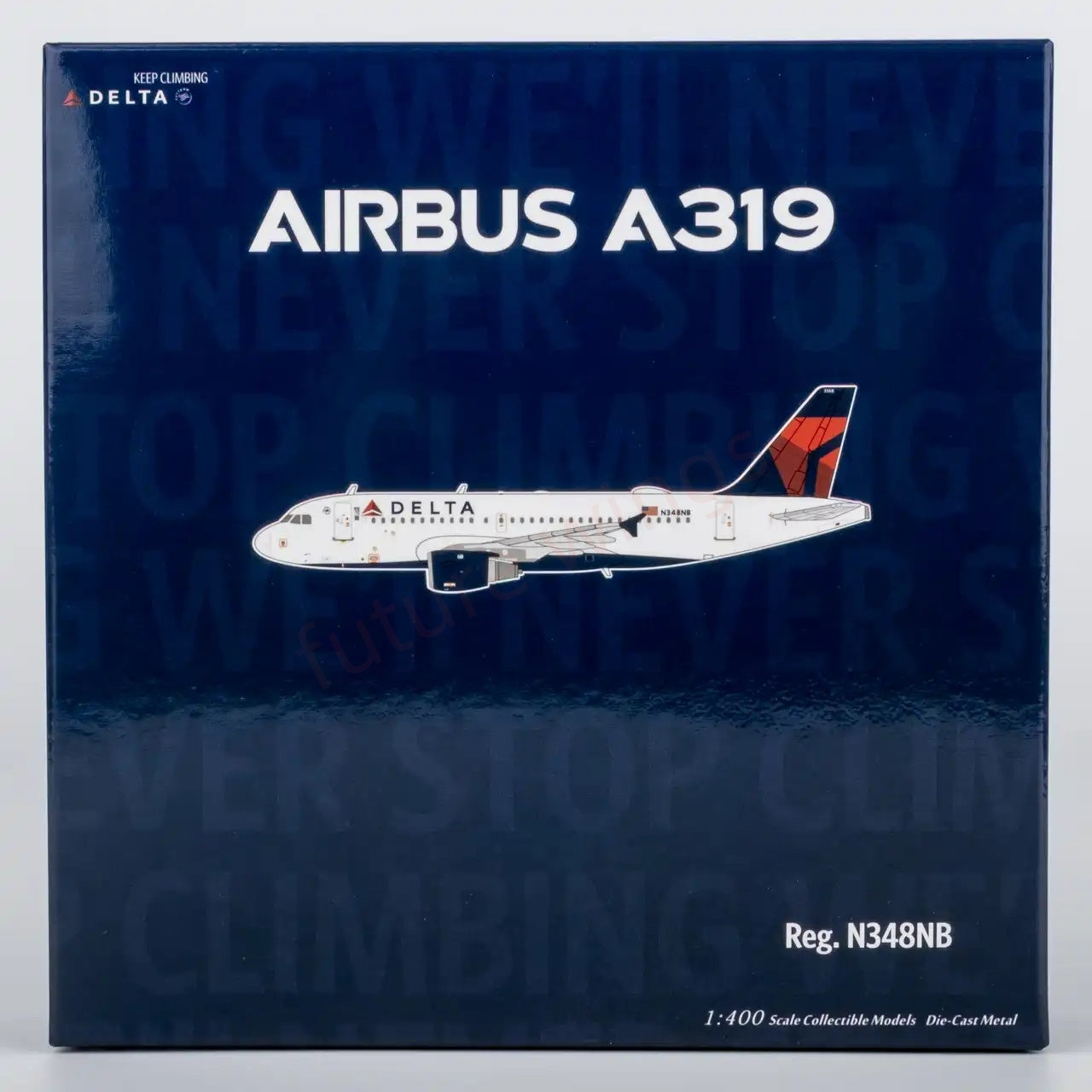1:400 NG Models NG49039 Delta Airlines Airbus A319 N348NB Aircraft Model+Free Tractor