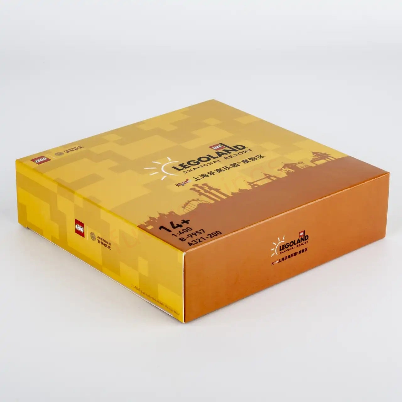 1:400 NG Models NG13132 Juneyao Airlines Airbus A321 B-9957 "LEGO"Aircraft Model+Free Tractor