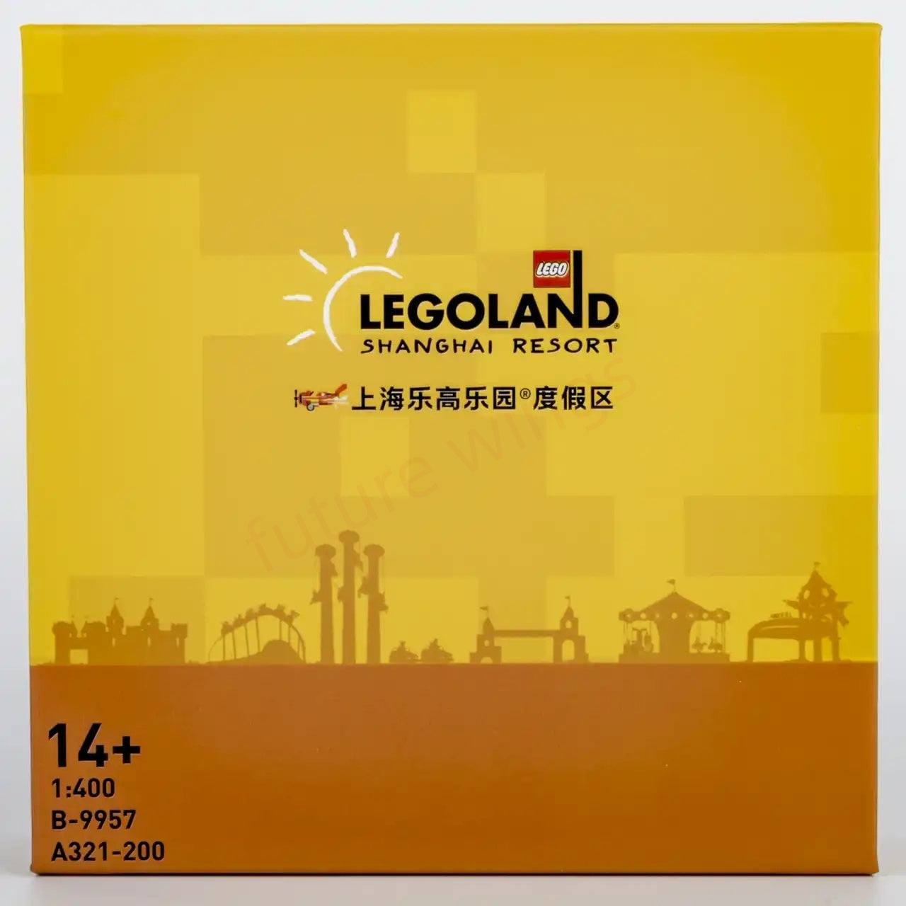 1:400 NG Models NG13141 Juneyao Airlines Airbus A321 B-9957 "LEGO" "Luxury Package"Aircraft Model+Free Tractor