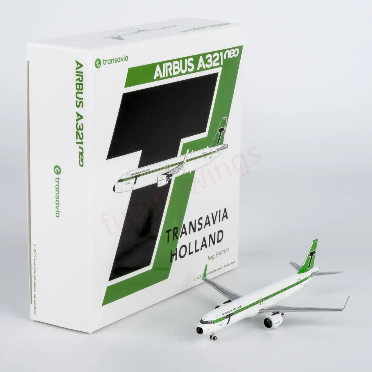 1:400 NG Models NG13139 Transavia Airlines A321neo PH-YHD Aircraft Model+Free Tractor