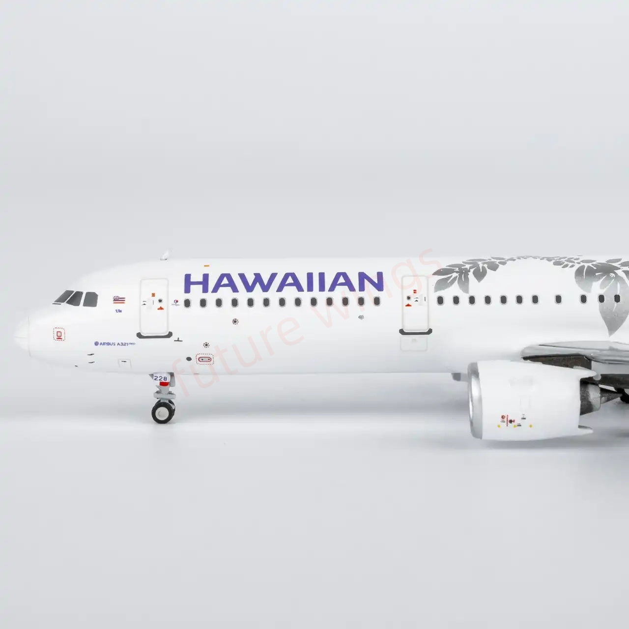 1:400 NG Models NG13140 Hawaiian Airlines A321neo N228HA Aircraft Model+Free Tractor