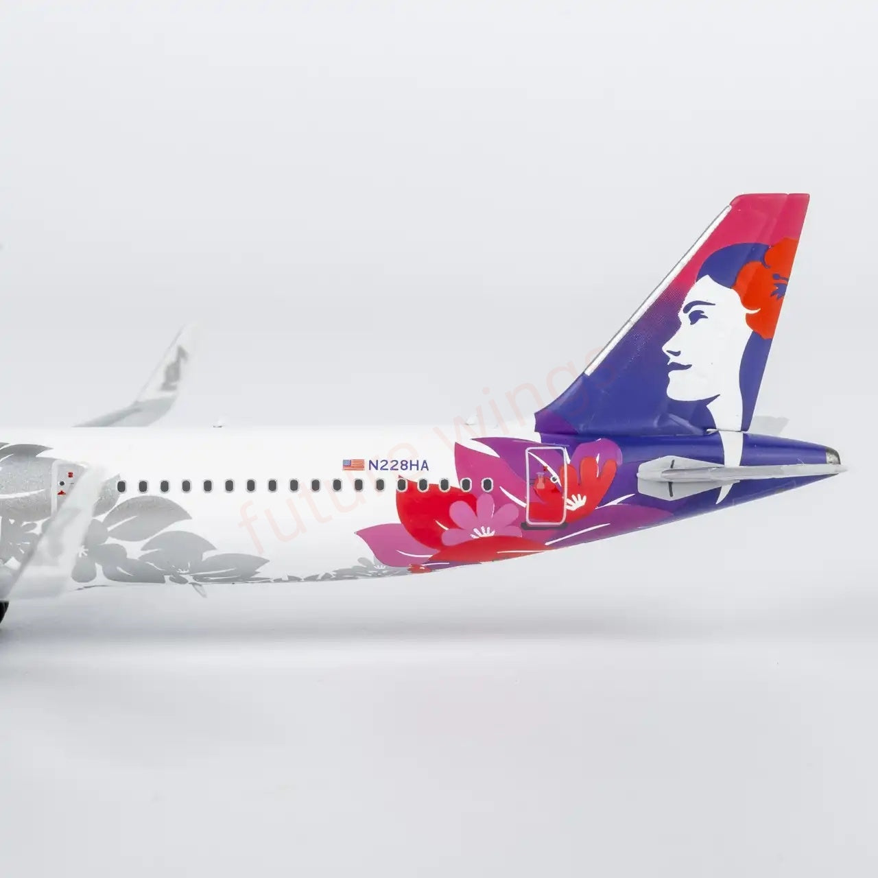 1:400 NG Models NG13140 Hawaiian Airlines A321neo N228HA Aircraft Model+Free Tractor