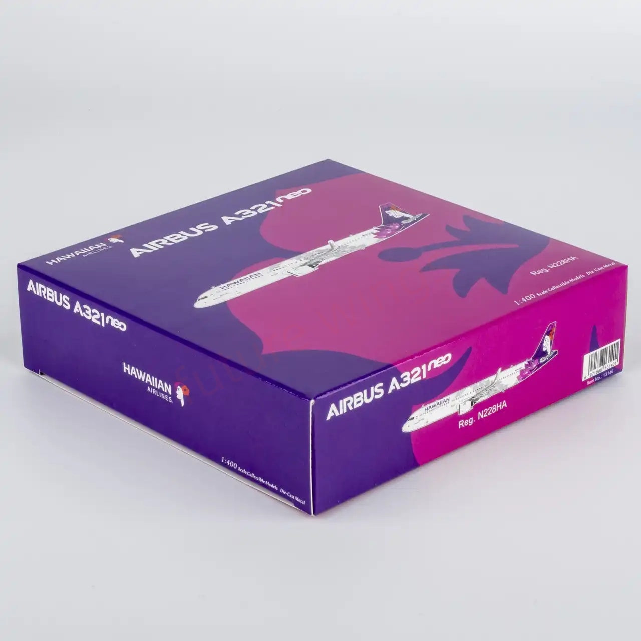 1:400 NG Models NG13140 Hawaiian Airlines A321neo N228HA Aircraft Model+Free Tractor