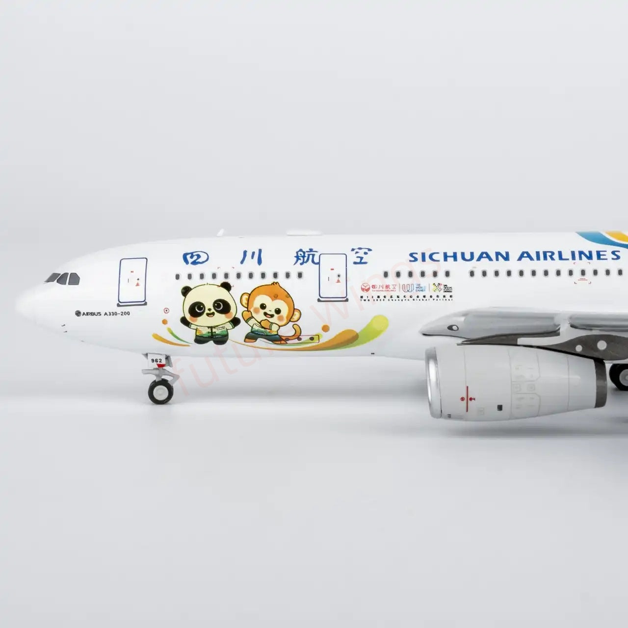 1:400 NG Models NG61101 Sichuan Airlines Airbus A330-200 B-8962 Aircraft Model+Free Tractor