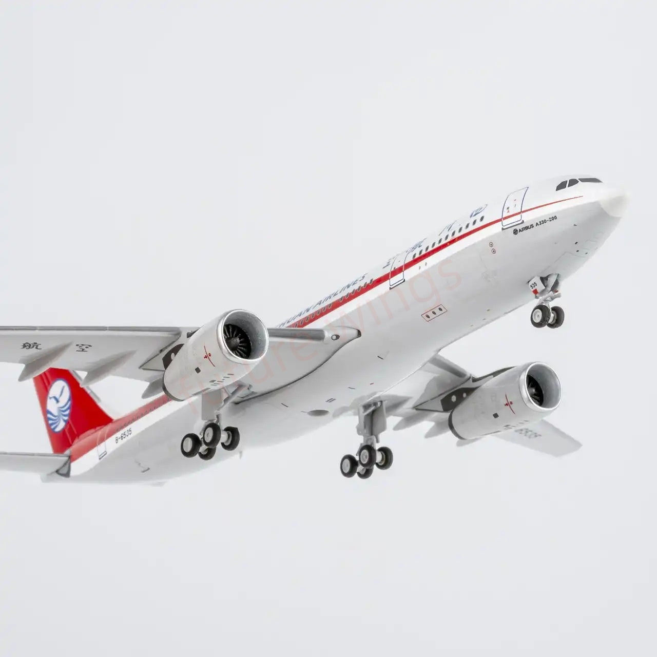 1:400 NG Models NG61103 Sichuan Airlines Airbus A330-200 B-6535 Aircraft Model+Free Tractor