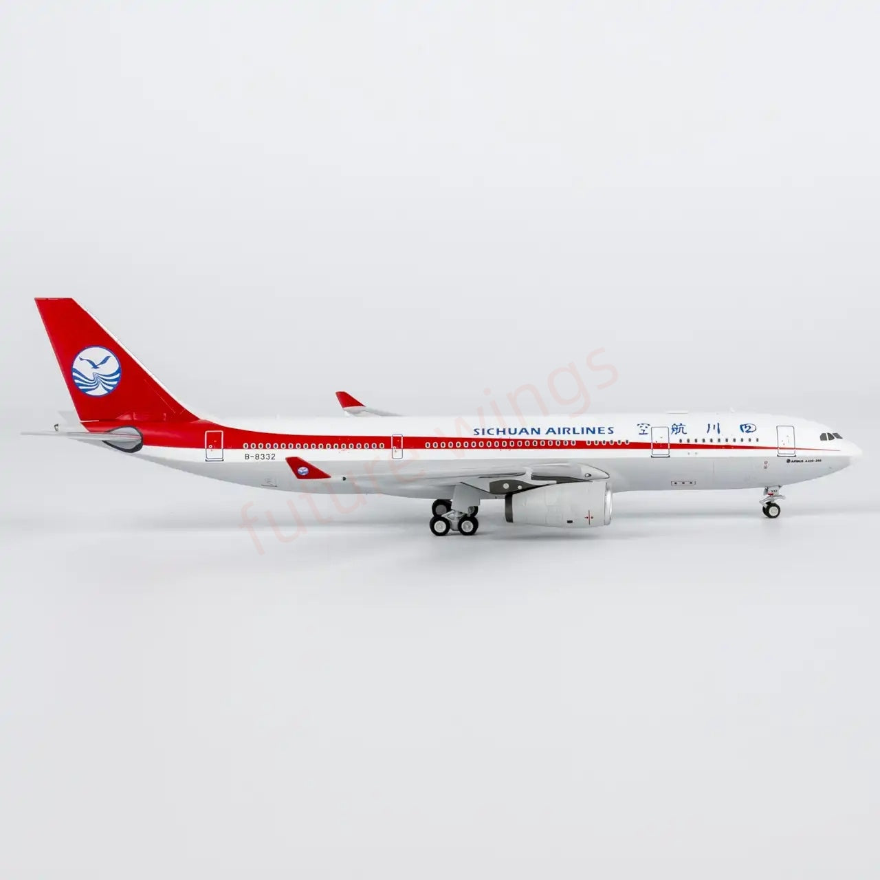 1:400 NG Models NG61104 Sichuan Airlines Airbus A330-200 B-8332 Aircraft Model+Free Tractor