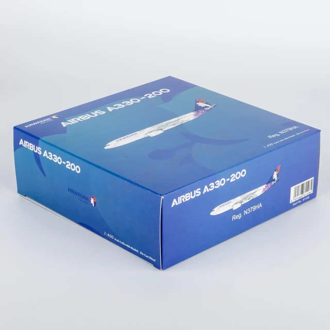 1:400 NG Models NG61106 Hawaiian Airlines Airbus A330-200 N379HA Aircraft Model+Free Tractor