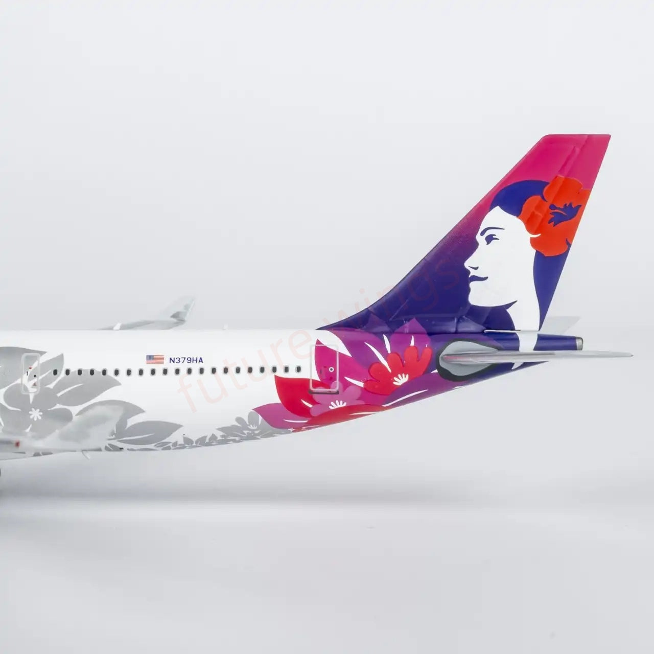 1:400 NG Models NG61106 Hawaiian Airlines Airbus A330-200 N379HA Aircraft Model+Free Tractor