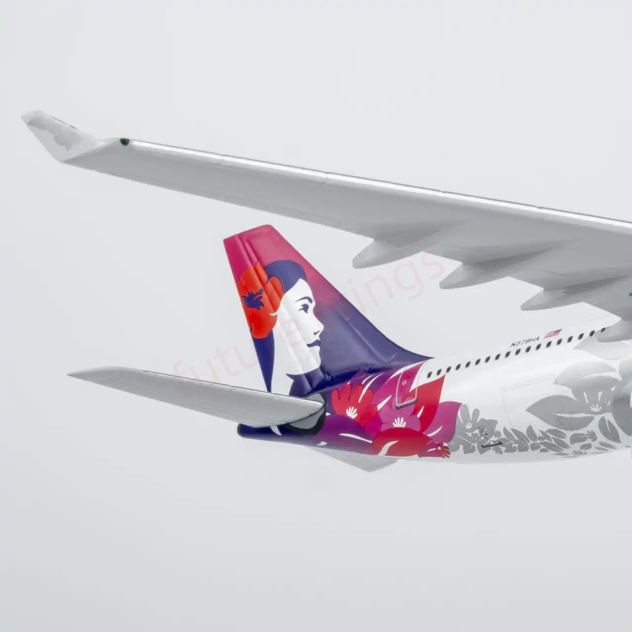 1:400 NG Models NG61106 Hawaiian Airlines Airbus A330-200 N379HA Aircraft Model+Free Tractor
