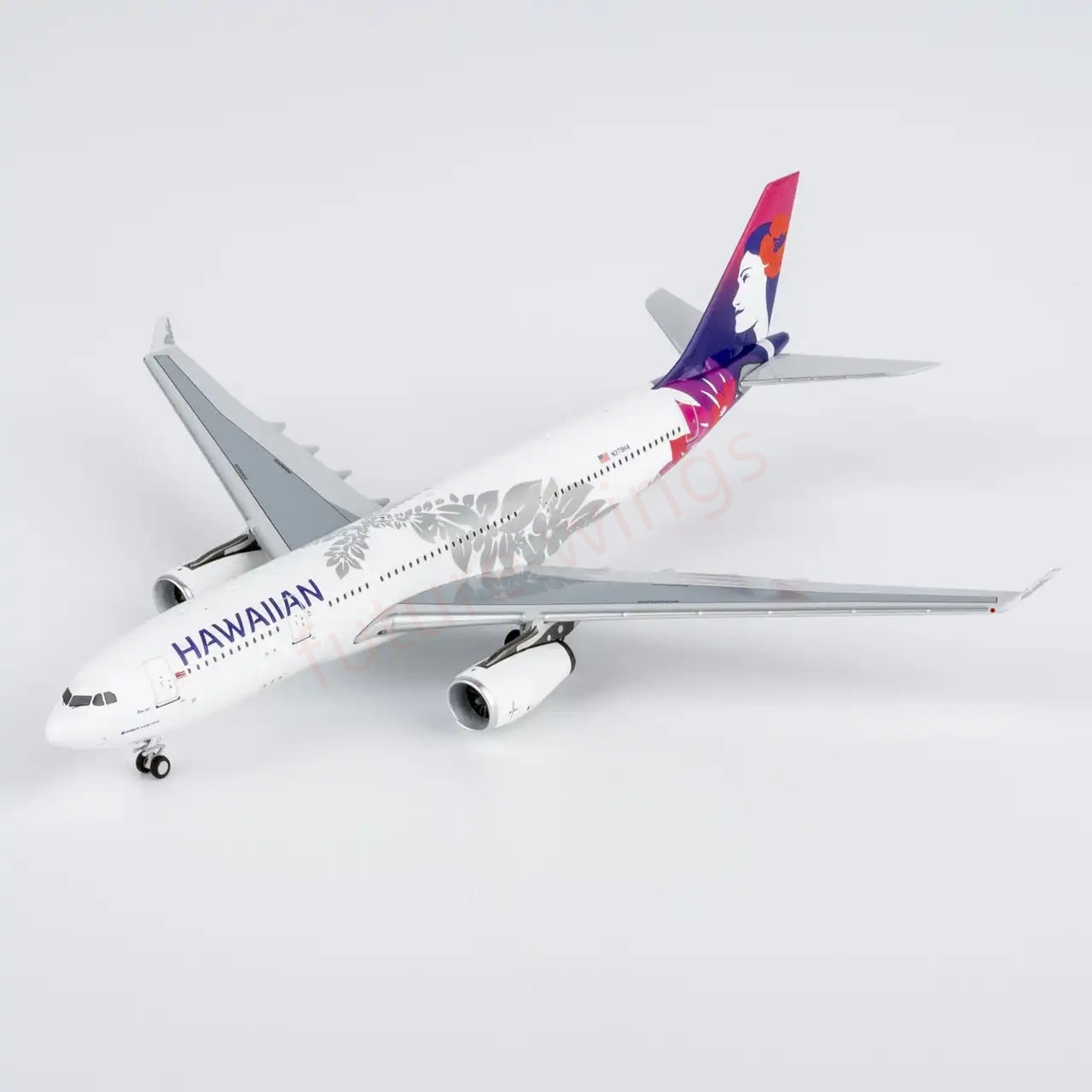 1:400 NG Models NG61106 Hawaiian Airlines Airbus A330-200 N379HA Aircraft Model+Free Tractor