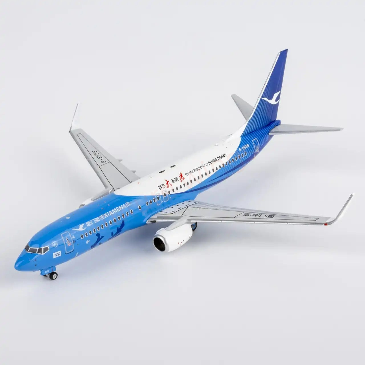 1:400 NG Models NG64149 XiamenAir B737-800 B-5656 "DaXing" Aircraft Model+Free Tractor
