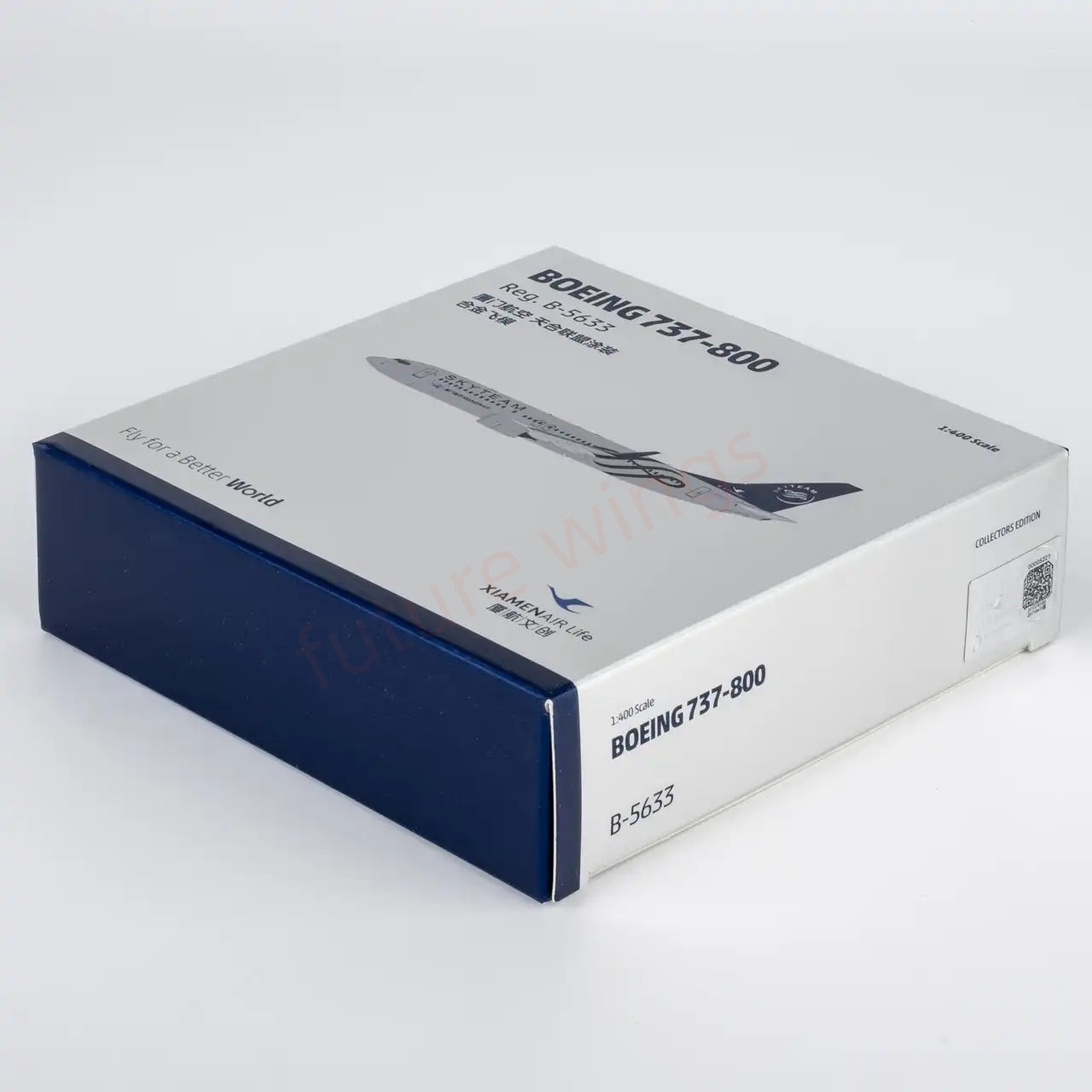 1:400 NG Models NG64150 XiamenAir B737-800 B-5633 "SKYTEAM" Aircraft Model+Free Tractor