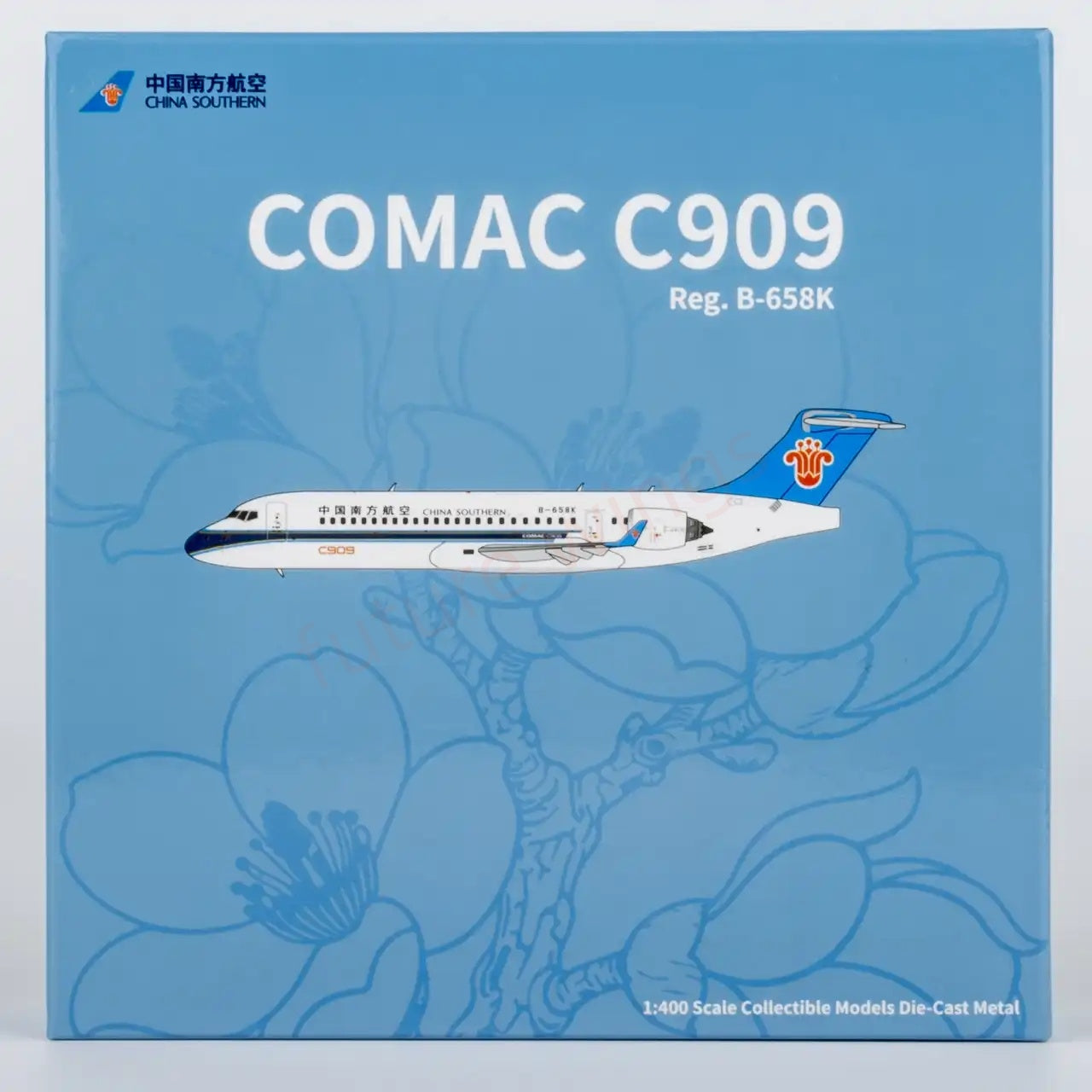 1:400 NG Models NG24188 China Southern Airlines C909 (ARJ21-700) B-658K Aircraft Model+Free Tractor