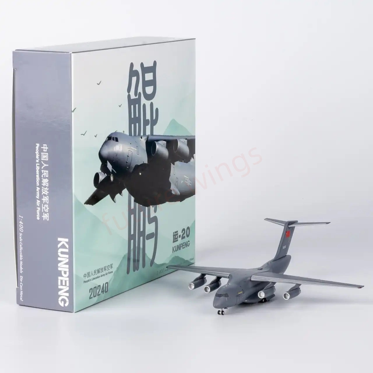 1:400 NG Models NG22021 PLAAF Y-20A 20240 Transport Plane Aircraft Model+Free Tractor