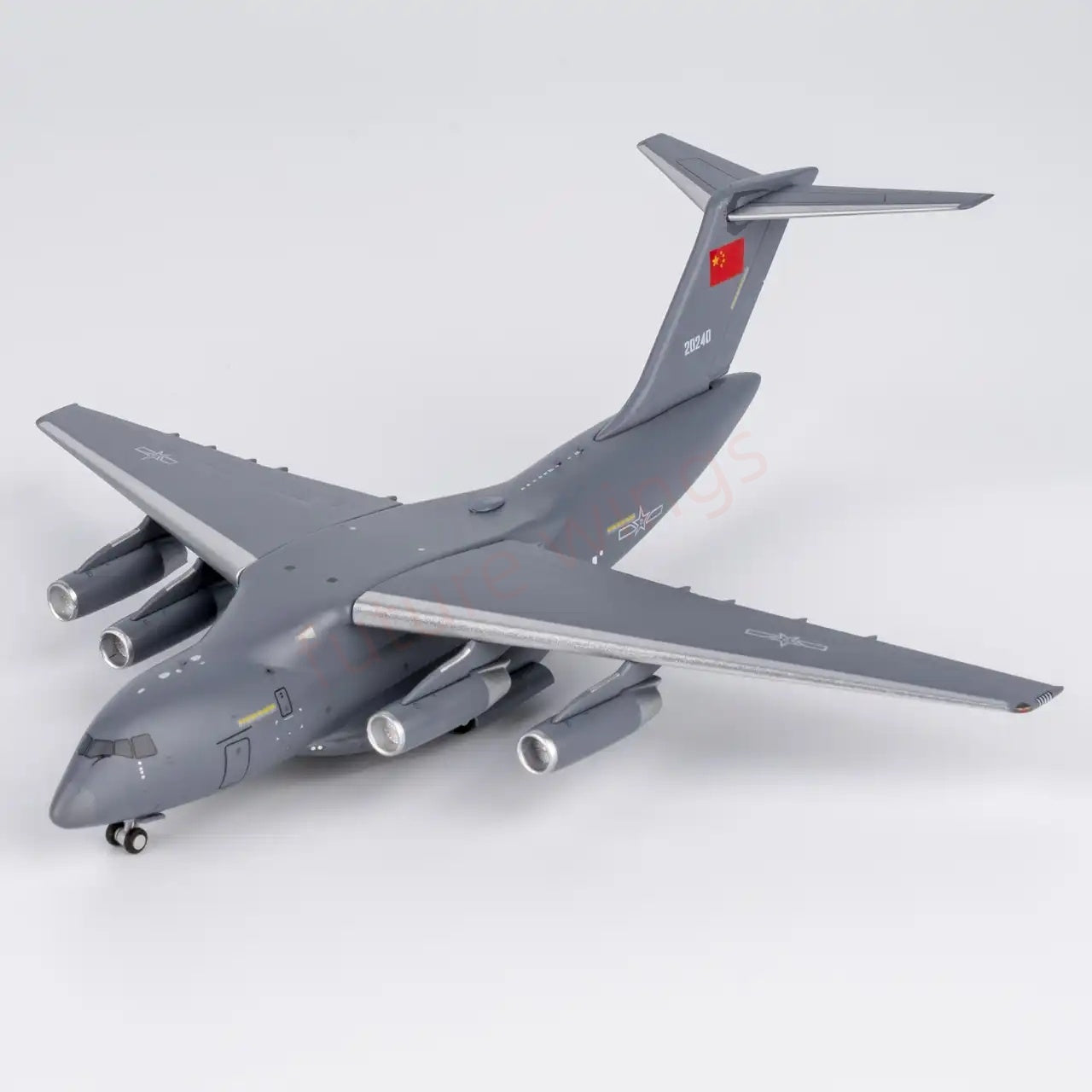 1:400 NG Models NG22021 PLAAF Y-20A 20240 Transport Plane Aircraft Model+Free Tractor