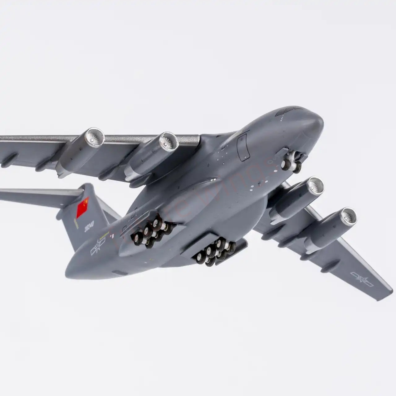 1:400 NG Models NG22021 PLAAF Y-20A 20240 Transport Plane Aircraft Model+Free Tractor