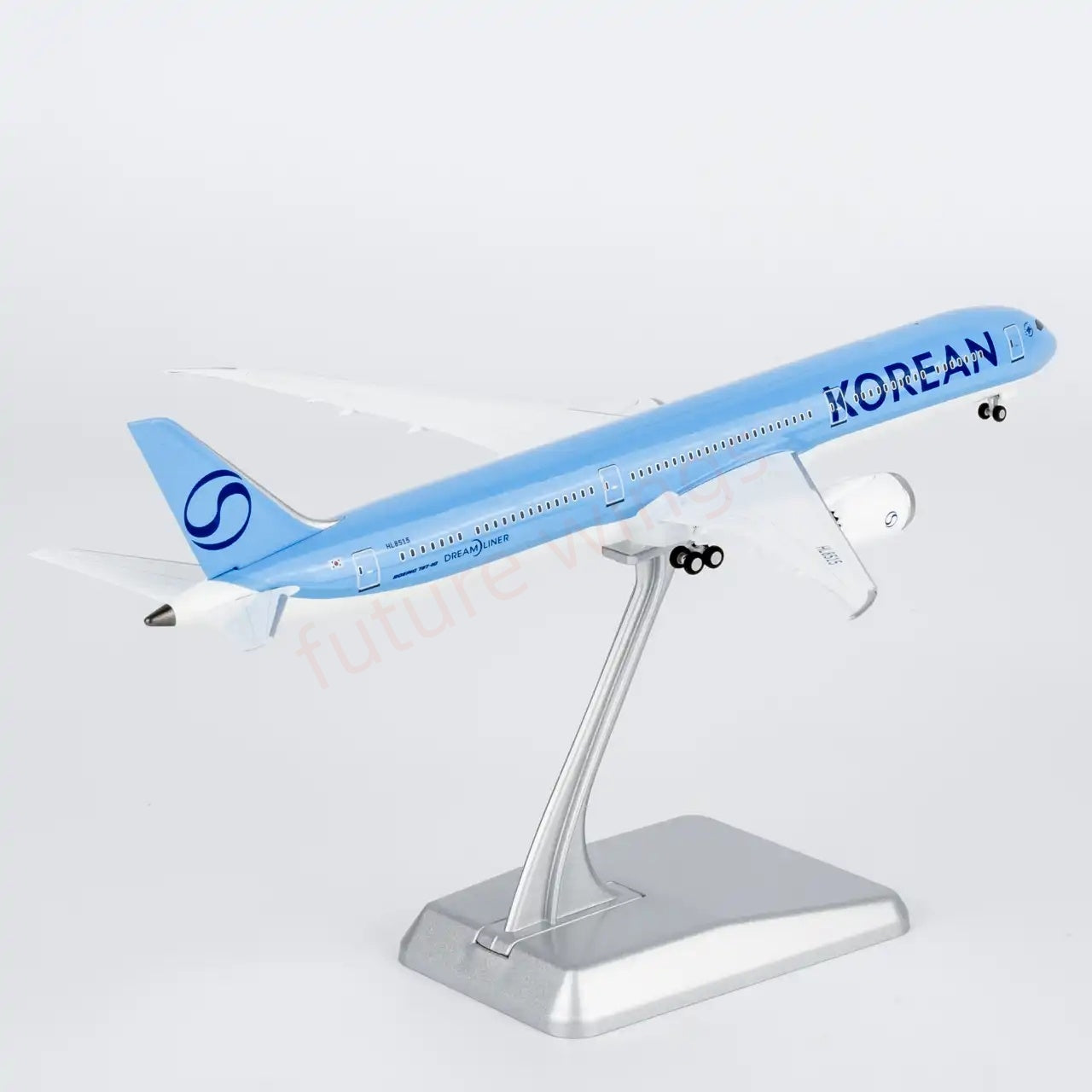 1:400 NG Lite KAL096 Korean Air B787-10 Dreamliner HL8515 Aircraft Model+Free Tractor