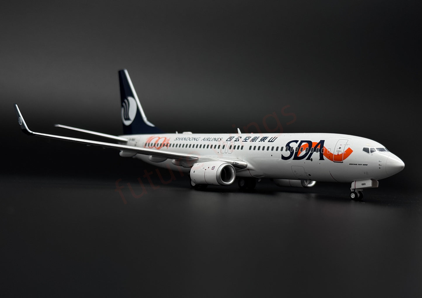 1:200 KJ Model(InFlight200*) ShanDong Airlines B737-800 B-7669 Diecast Aircraft Model
