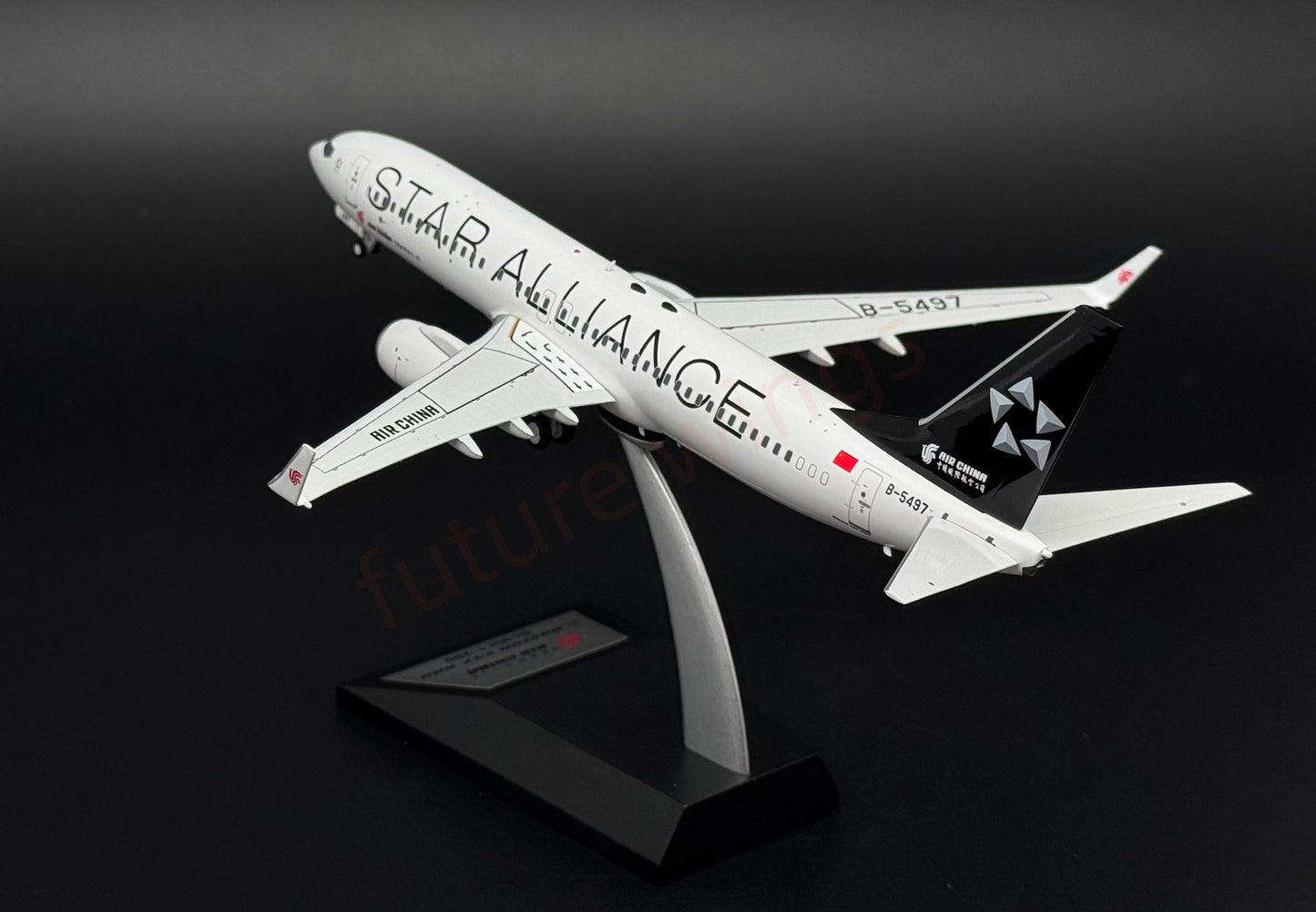 1:200 KJ Model(InFlight200*) Air China B737-800 B-5497 "STAR ALLIANCE"Diecast Aircraft Model