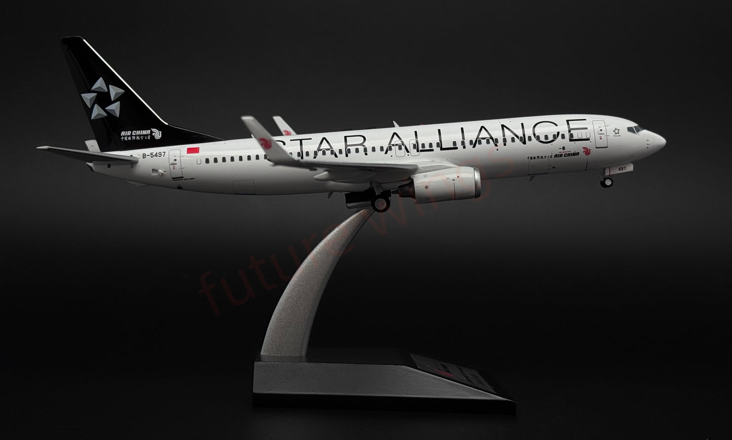 1:200 KJ Model(InFlight200*) Air China B737-800 B-5497 "STAR ALLIANCE"Diecast Aircraft Model