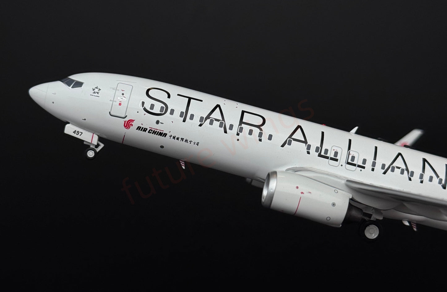 1:200 KJ Model(InFlight200*) Air China B737-800 B-5497 "STAR ALLIANCE"Diecast Aircraft Model