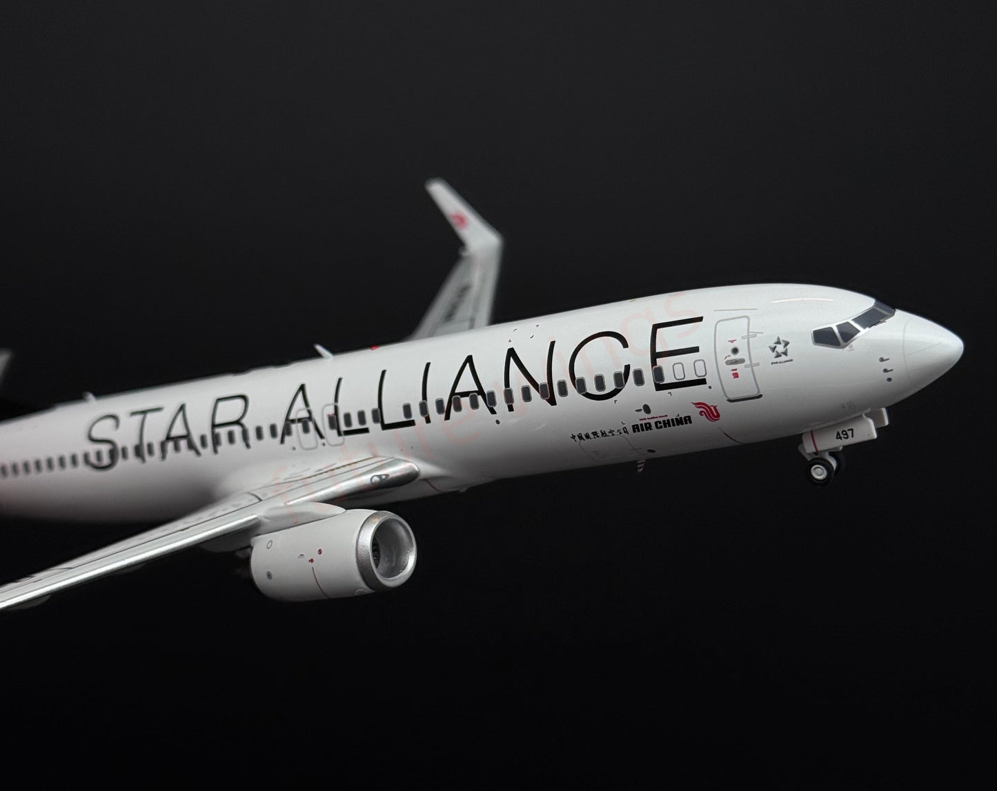 1:200 KJ Model(InFlight200*) Air China B737-800 B-5497 "STAR ALLIANCE"Diecast Aircraft Model