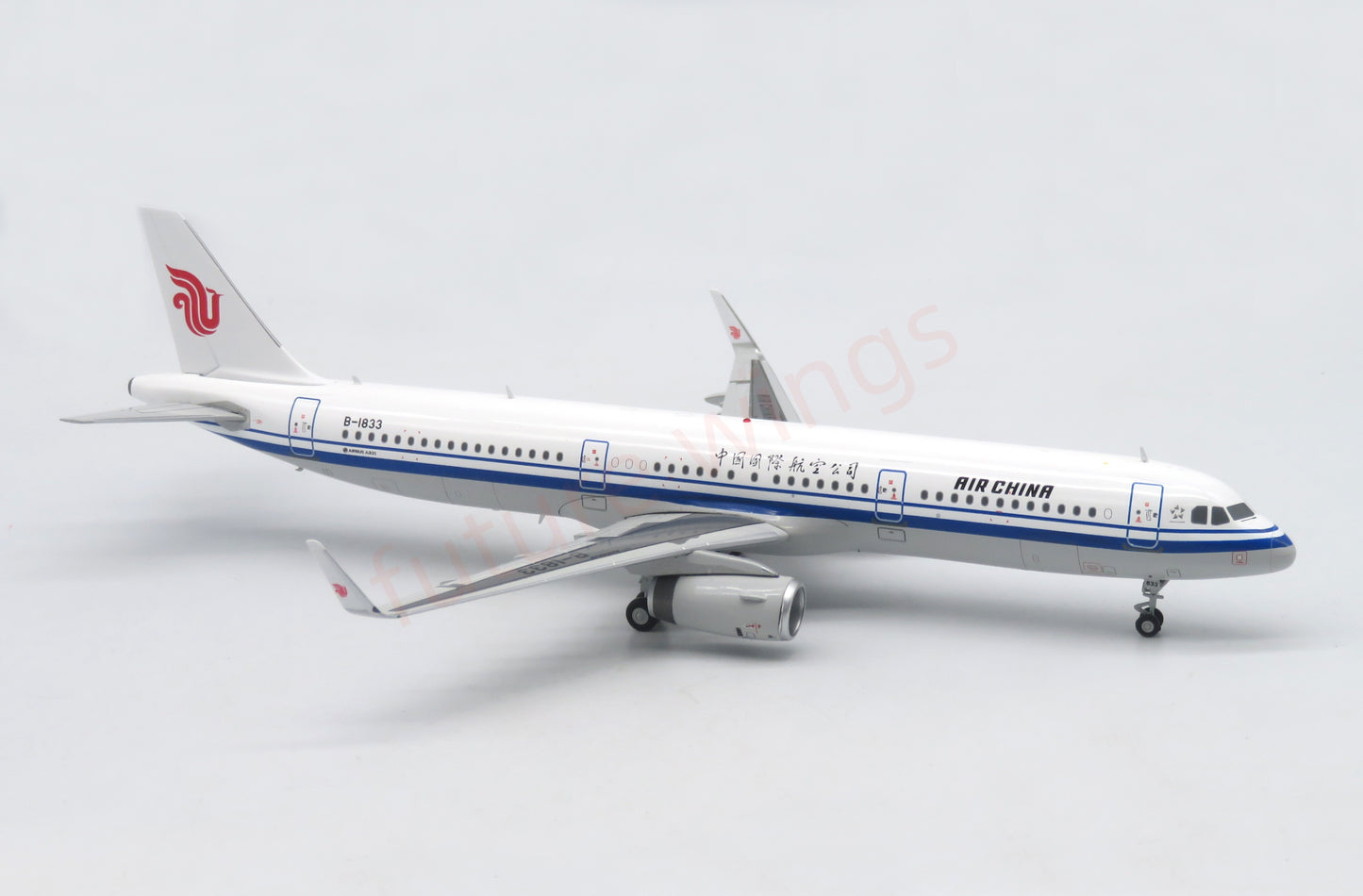 1:200 Apollo Air China A321 B-1833 Aircraft Model With Stand